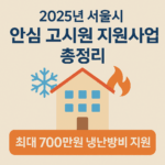 서울시 안심 고시원 지원사업